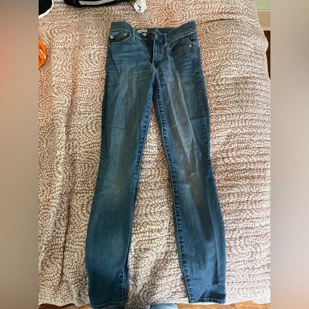 GAP Blue Skinny Jeans with Vintage Fade